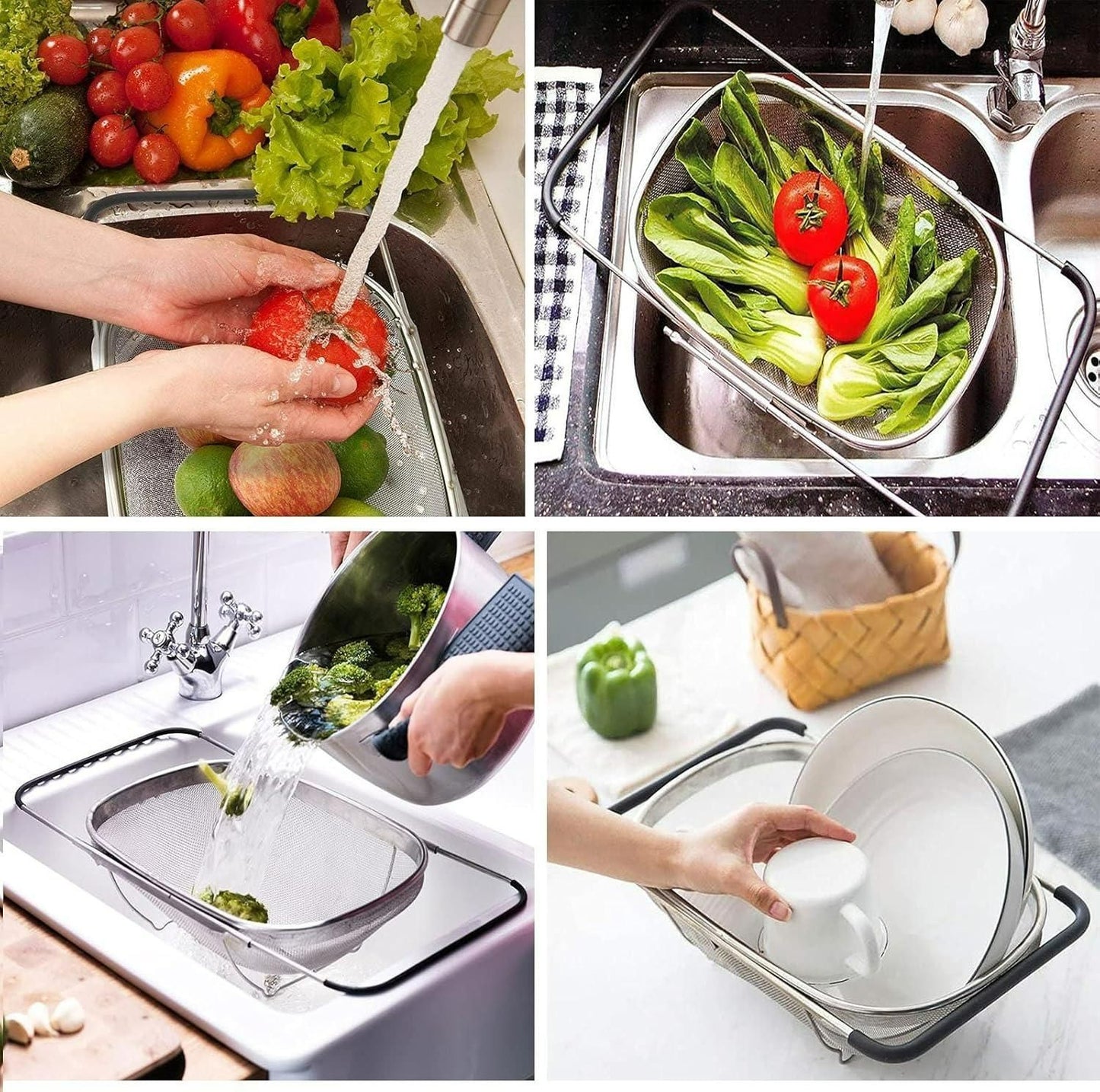 Stainless Steel Oval Colander