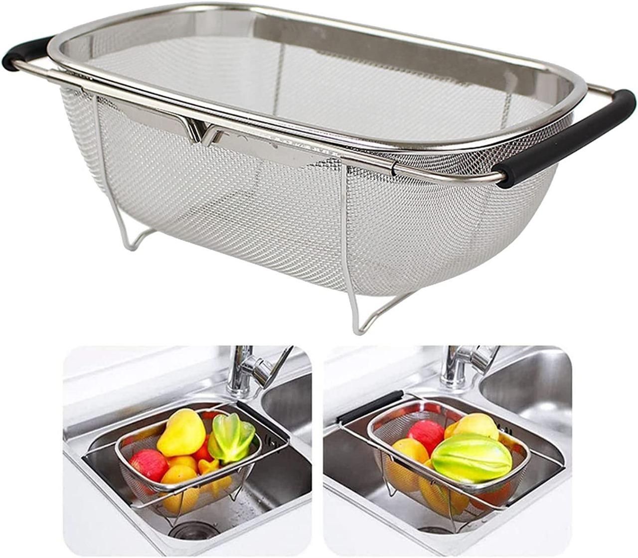 Stainless Steel Oval Colander