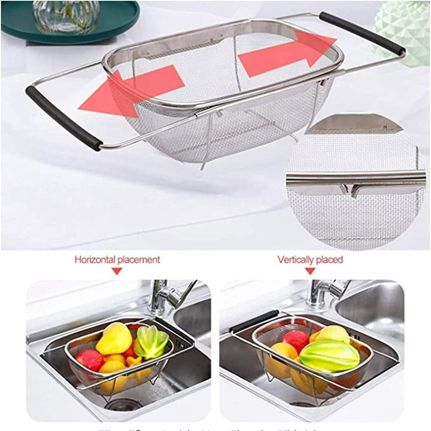 Stainless Steel Oval Colander