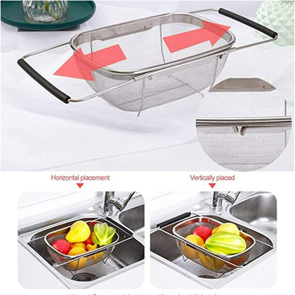 Stainless Steel Oval Colander